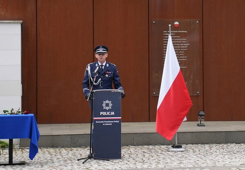 przemówienie Zastępcy Komendanta Wojewódzkiego Policji w Lublinie