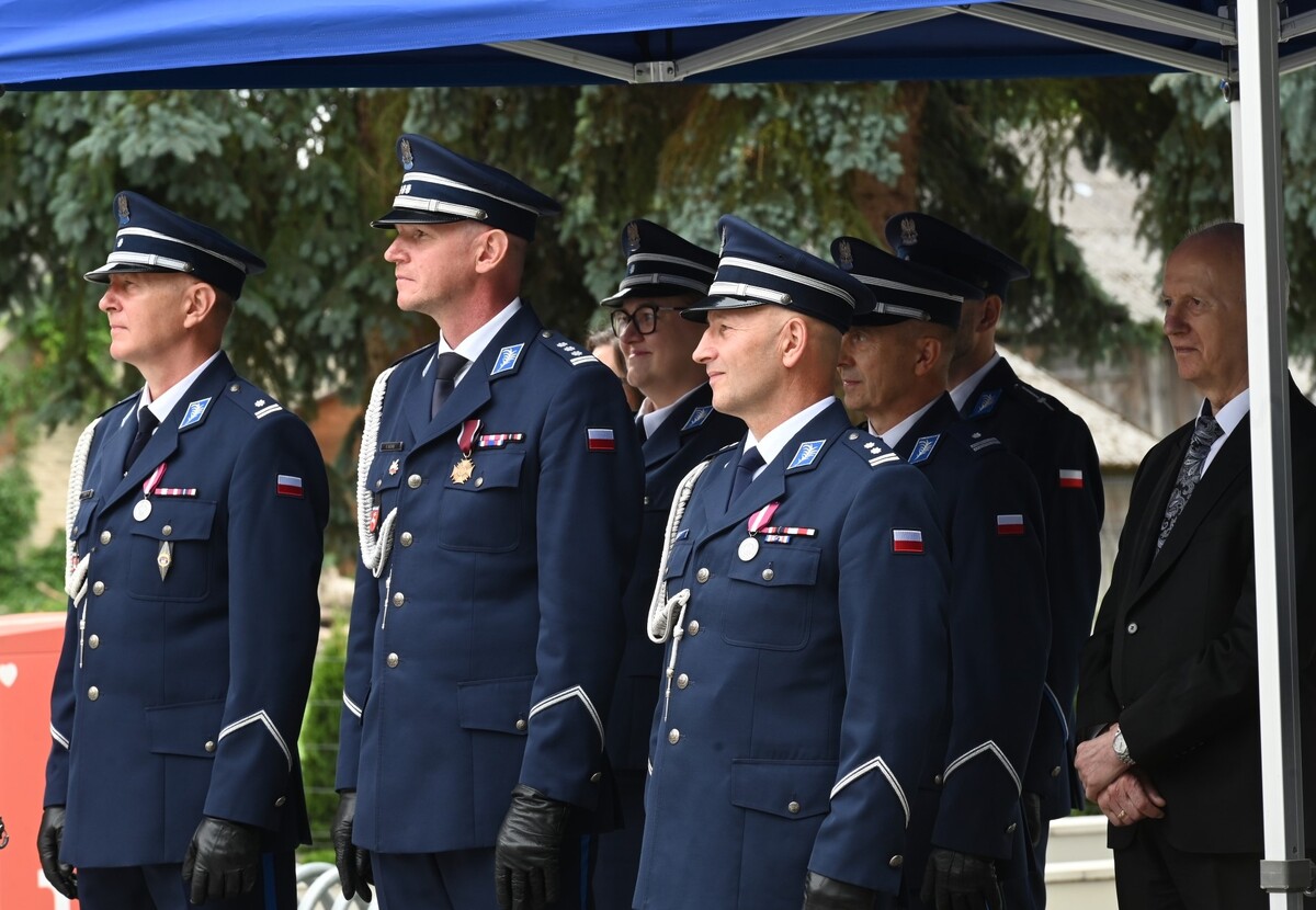 Komendanci Policji na uroczystościach