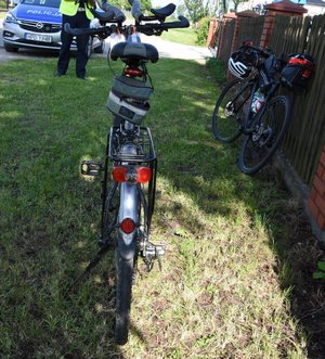 dwa rowery biorące udział w zdarzeniu