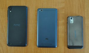 smartfon HTC, telefon komórkowy MI i telefon komórkowy Samsung