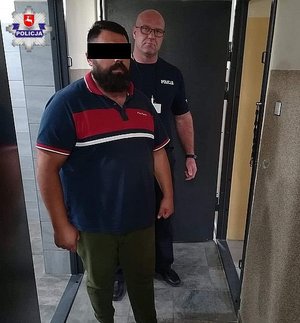 zatrzymany Słoweniec i policjant