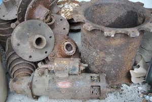 zabezpieczone zabytkowe eksponaty