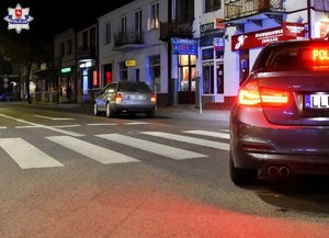 policyjne bmw i audi na miejscu wypadku