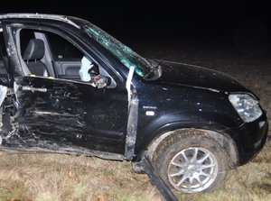 uszkodzony samochód marki Honda