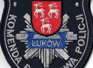 logo, naszywka łukowskich policjantów