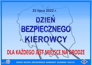 baner reklamowy akcji Ogólnopolski Dzień Bezpiecznego Kierowcy