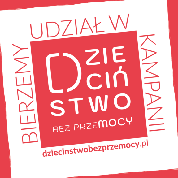 plakat akcji Dzieciństwo bez przemocy