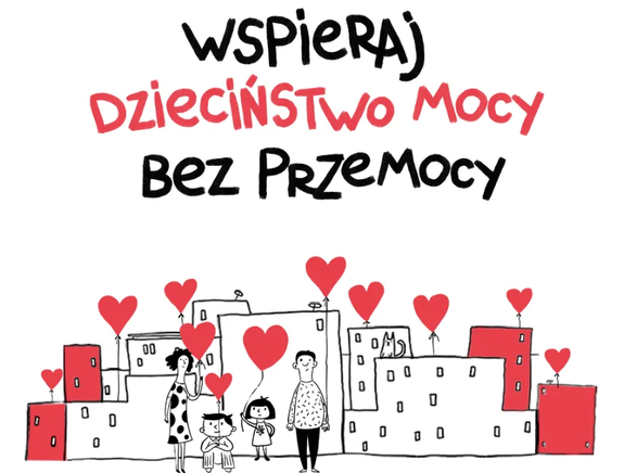 baner akcji Dzieciństwo bez przemocy