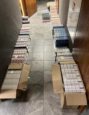 pudełka z papierosami bez polskich znaków skarbowych akcyzy