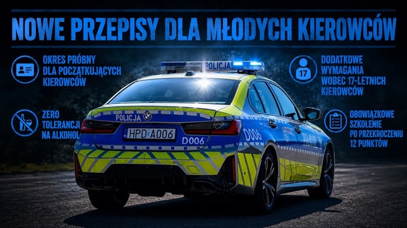 plakat informujący o zmianach w przepisach