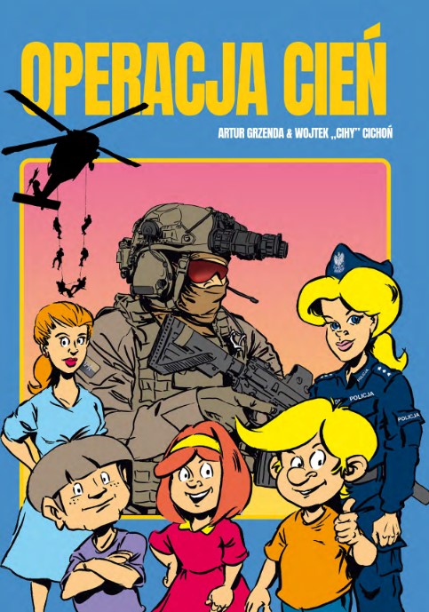 strona tytułowa komiksu Operacja cień