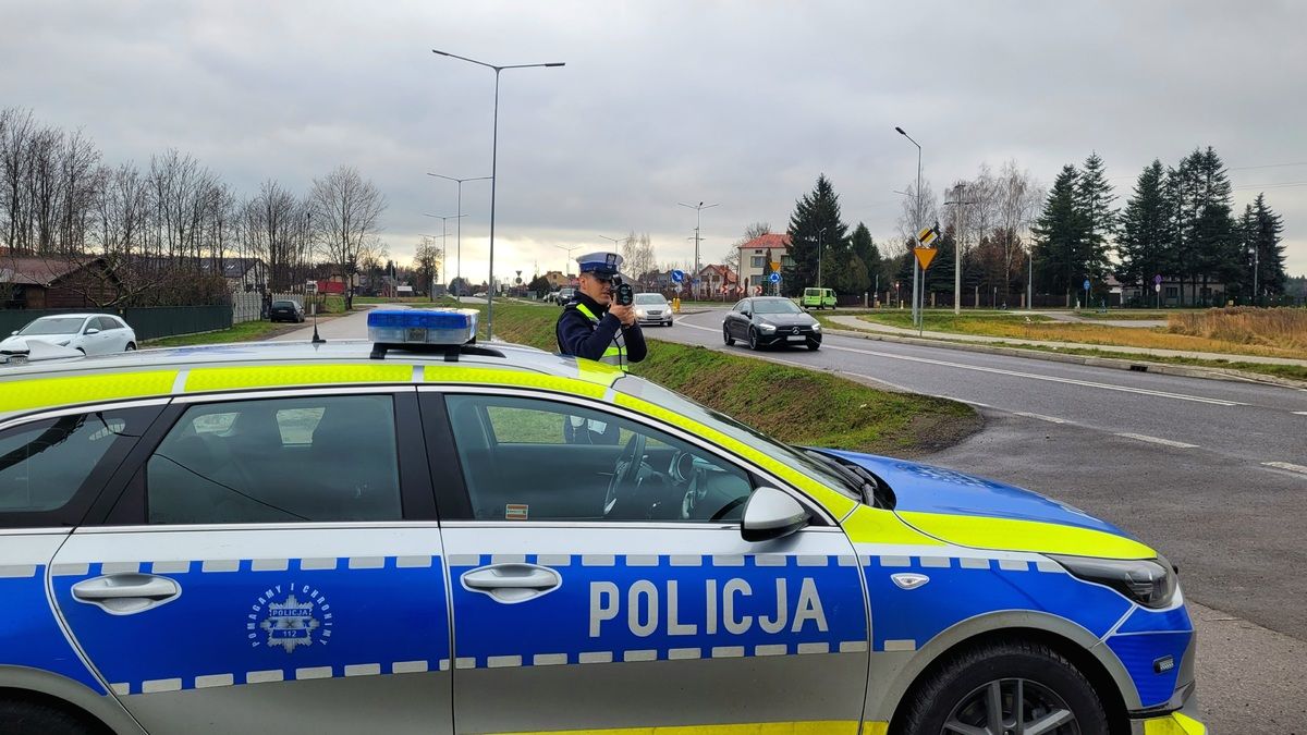 Akcja „Prędkość” na drogach powiatu łukowskiego