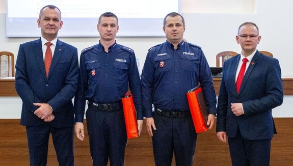 łukowscy policjanci, Burmistrz i Przewodniczący Rady Miasta